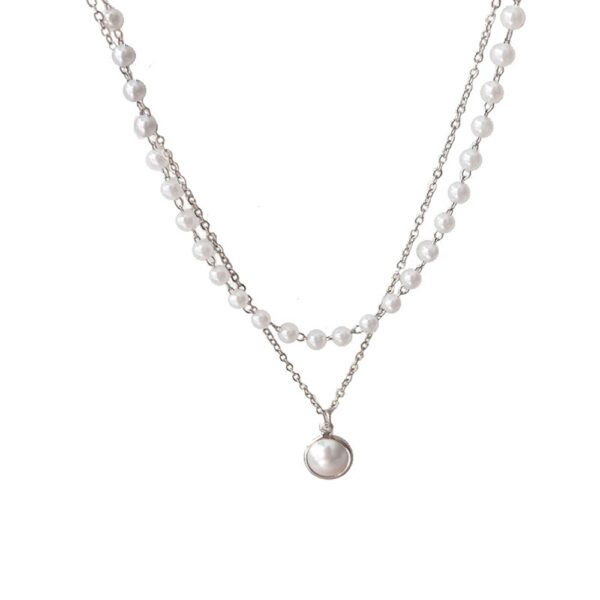 Women's Pearl Necklace Pendant - Image 2